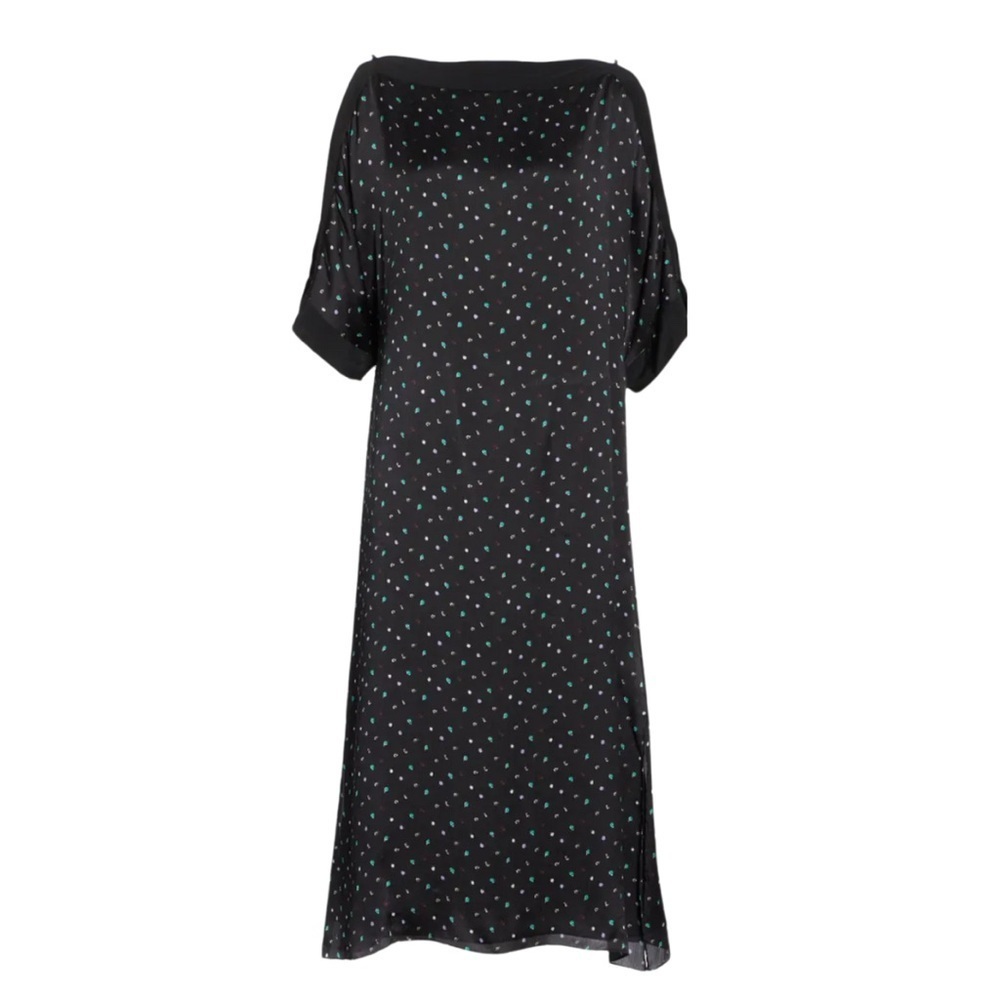 Grey Jason Wu Silk Dress in Black Sz 2 (XS)
